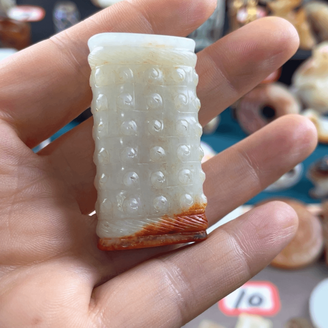 【闪购商品】和田玉（糖玉）挂件未镶嵌用****4