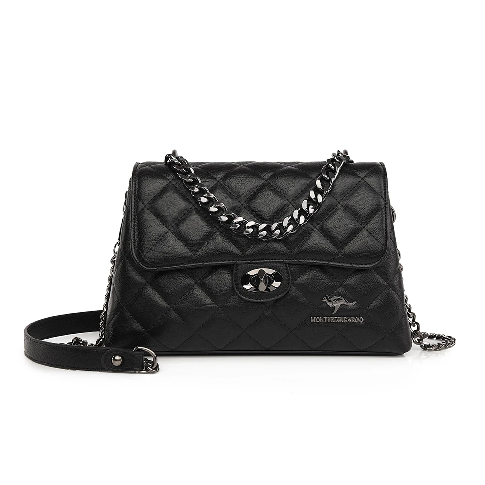 时尚轻奢菱格女士包包斜2024新款百搭链条单肩包大容量斜挎包