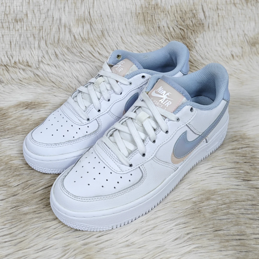 35.5码 正品 AF1 蓝粉双钩 细节见详情 公价：799 #980C1