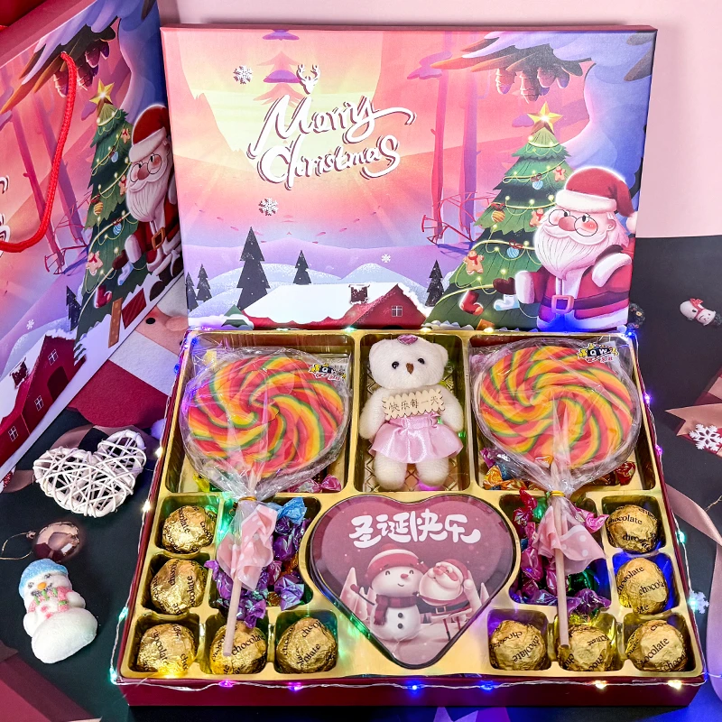 Dove/德芙 送孩子圣诞节礼物彩虹棒棒糖巧克力礼盒生日送女生老公