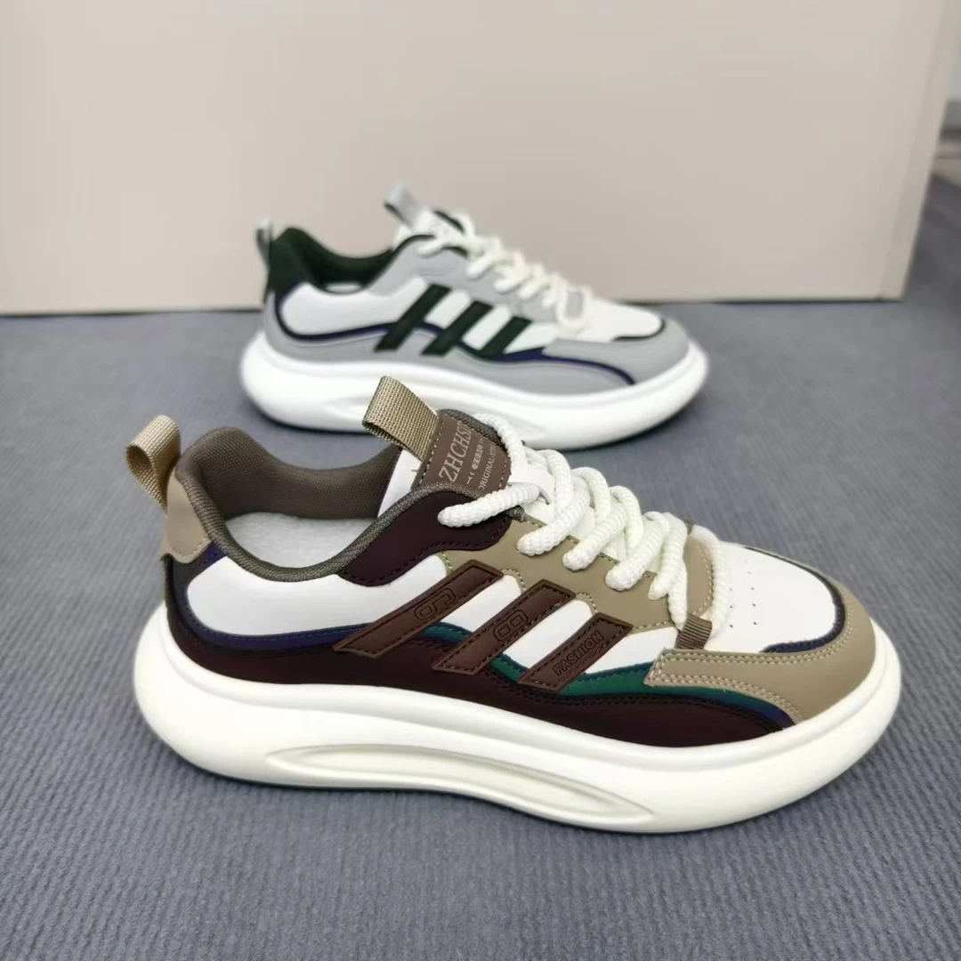 【6571】新款春秋季男士休闲时尚板鞋潮鞋百搭透气