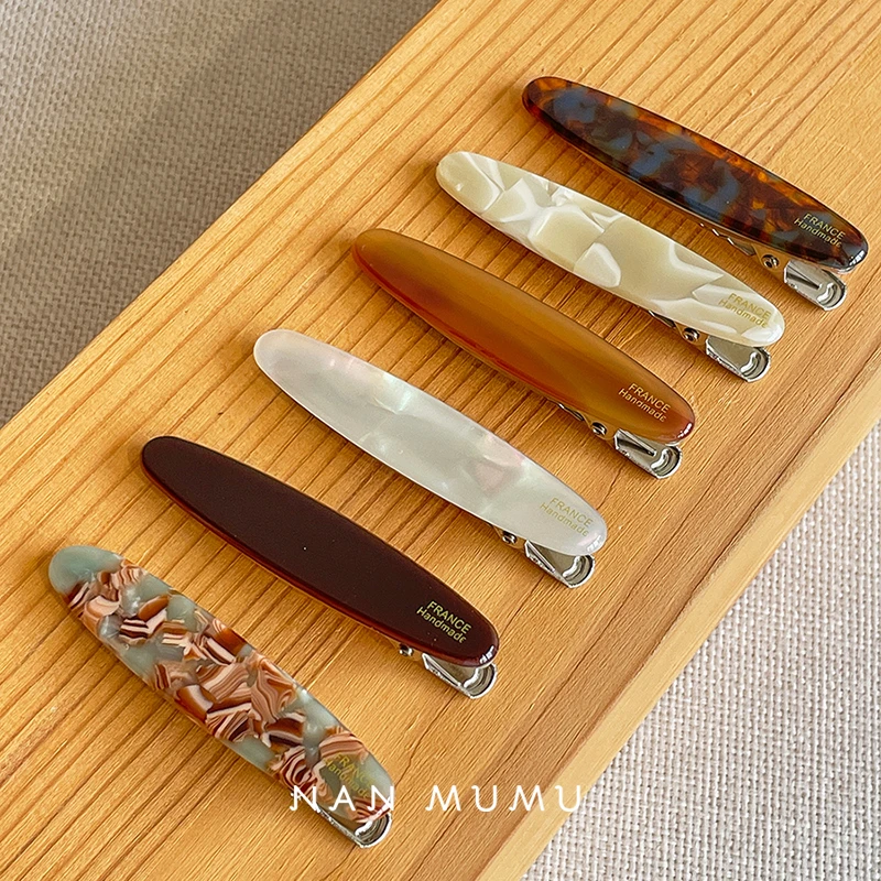 韩国france醋酸鸭嘴夹一字夹发饰简约小号边夹侧边夹刘海夹发夹