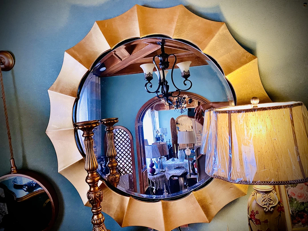 经典欧式金色装饰镜