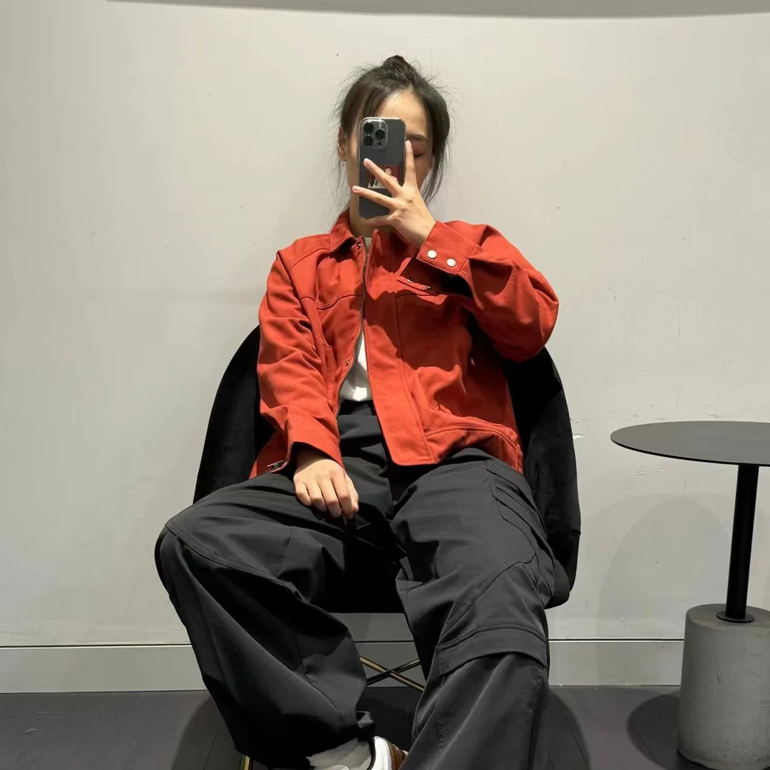 正品男女时尚纯色长袖春秋款外套休闲-FN5351-615高能感雅丹风
