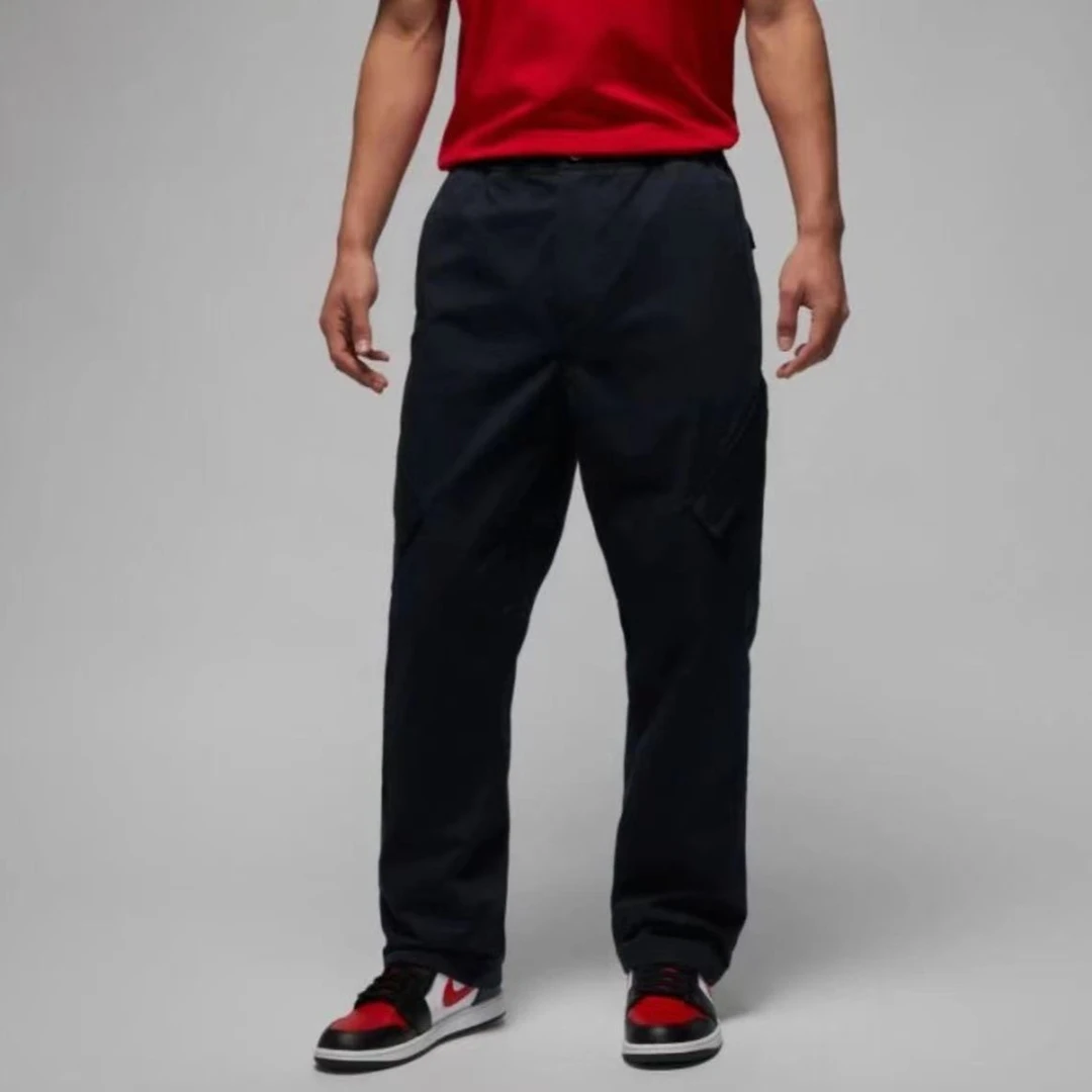 NIKE/耐克秋冬黑休闲男士百搭直筒宽松长裤FB7306-010运动裤雅丹