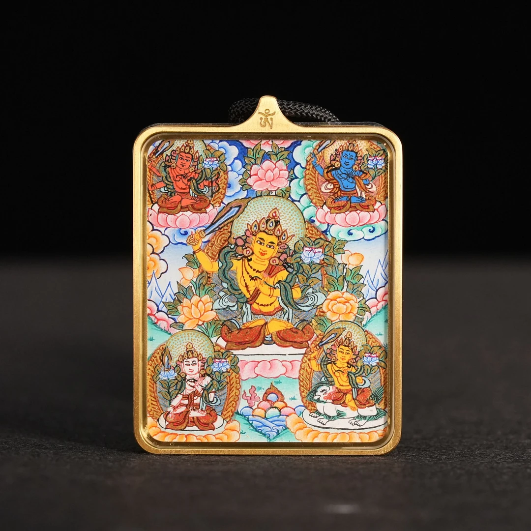 合金吊坠 壹加小羊|五部文殊卡卡吊坠