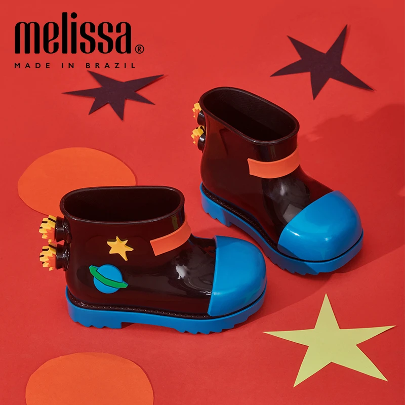 Mini Melissa梅丽莎新款FABULA合作款卡通小童雨鞋33676