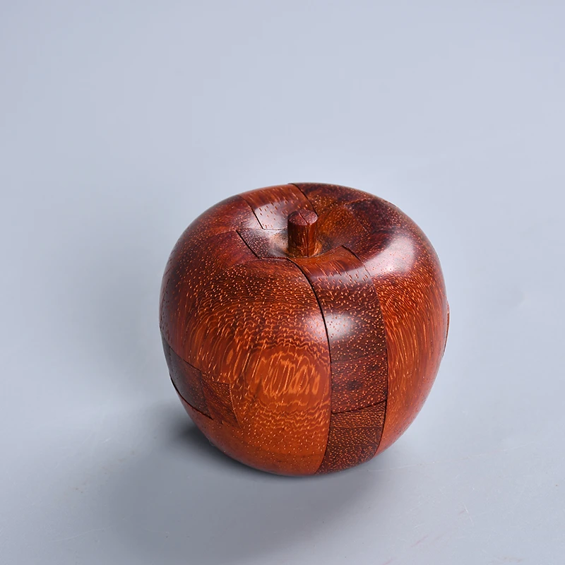 苹果鲁班锁高难度成人减压送礼儿童益智孔明锁可藏物有趣解闷神器