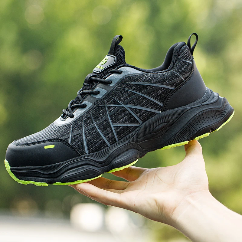 劳保鞋男四季透气轻便塑包头防砸防刺穿女款软底安全工地工作鞋