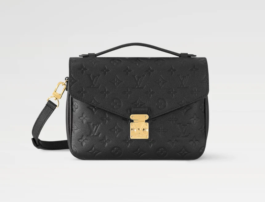 99新 LouisVuitton/路易威登 LV  黑色牛皮压纹 邮差包
