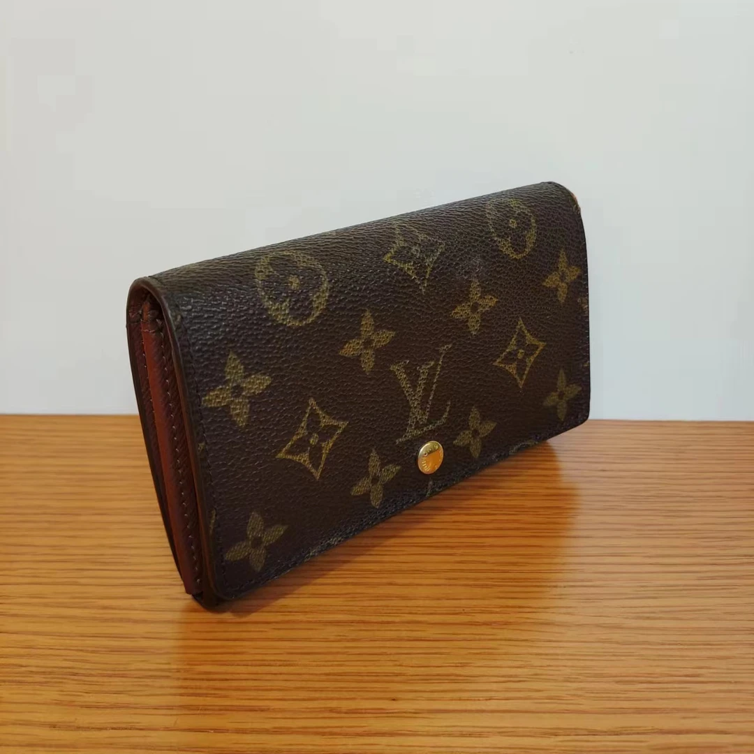 95新 LouisVuitton/路易威登 LV 老花 豆豆小钱包 小卡包 ss