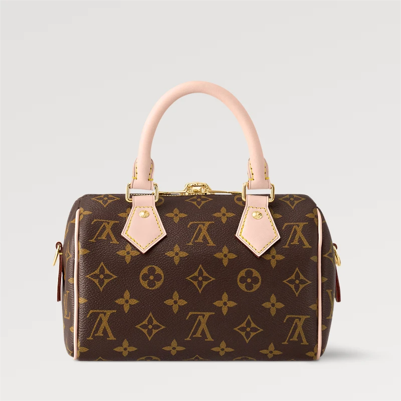 99新 LouisVuitton/路易威登  Lv speedy 20枕头包 斜跨包/通