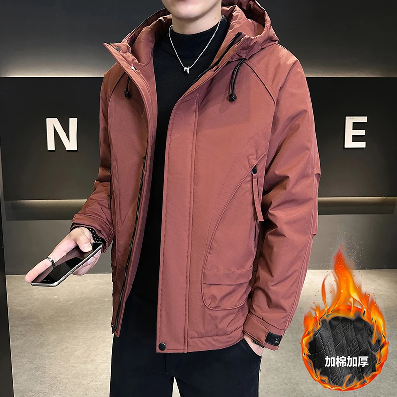 TUCANO/啄木鳥2024新款秋冬季休闲连帽上衣棉服防风工装加厚上衣