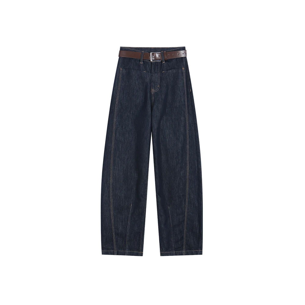 2024秋季新款潮流百搭高腰显瘦牛仔裤6339