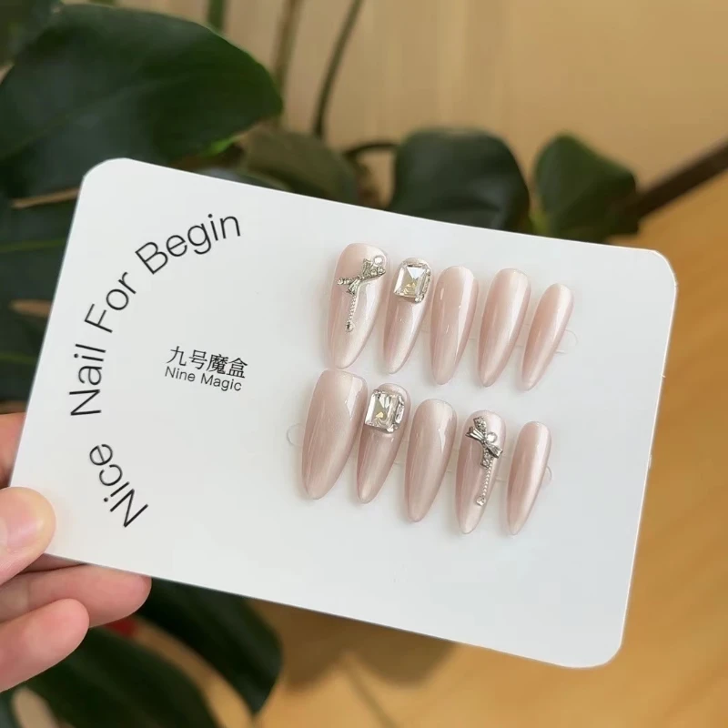 白月光千金  -Nine Magic 纯手工穿戴甲 10片装