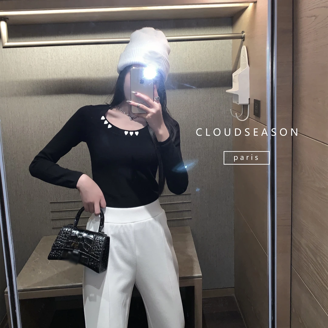 CLOUD SEASON 【女装】 圆领爱心上衣 CCS21020