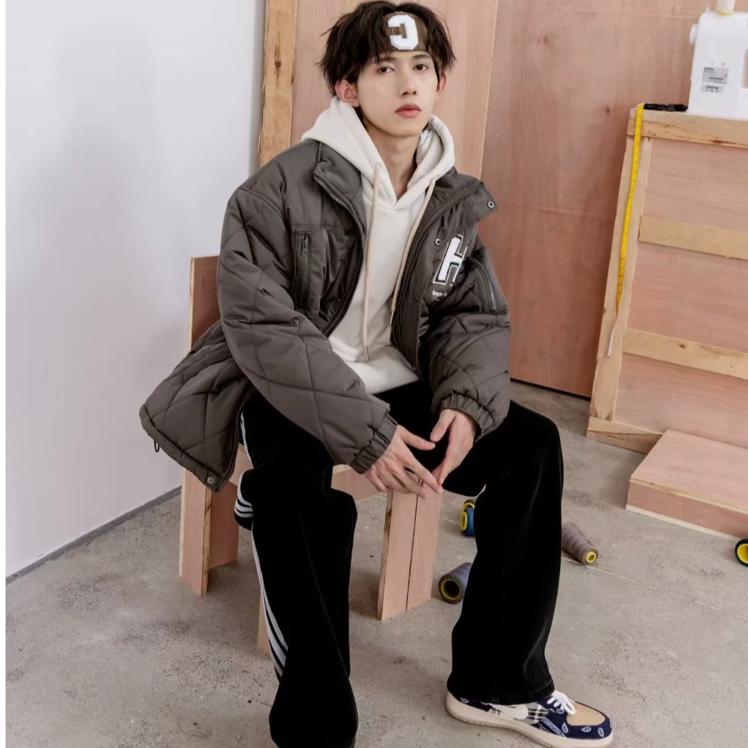 66032高端专享老林家高端男宝冬季青少年牛仔裤黑色