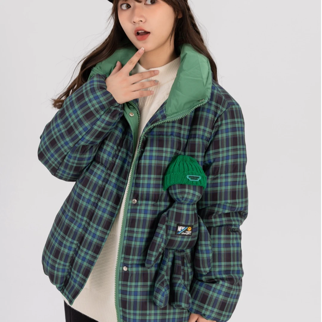 82798高端专享老林家天花板冬季羽绒服绿色