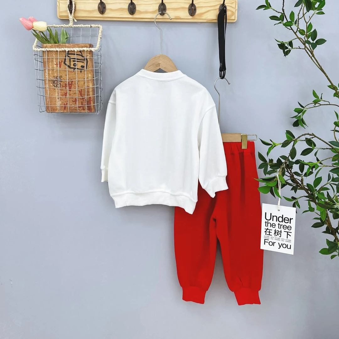 125高端专享春秋休闲套装红色