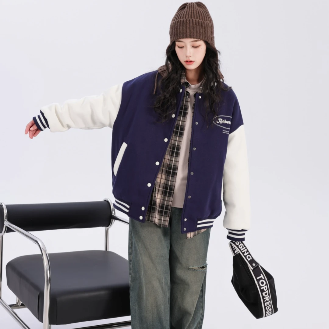 63681高端专享老林家天花板冬季夹棉外套藏青