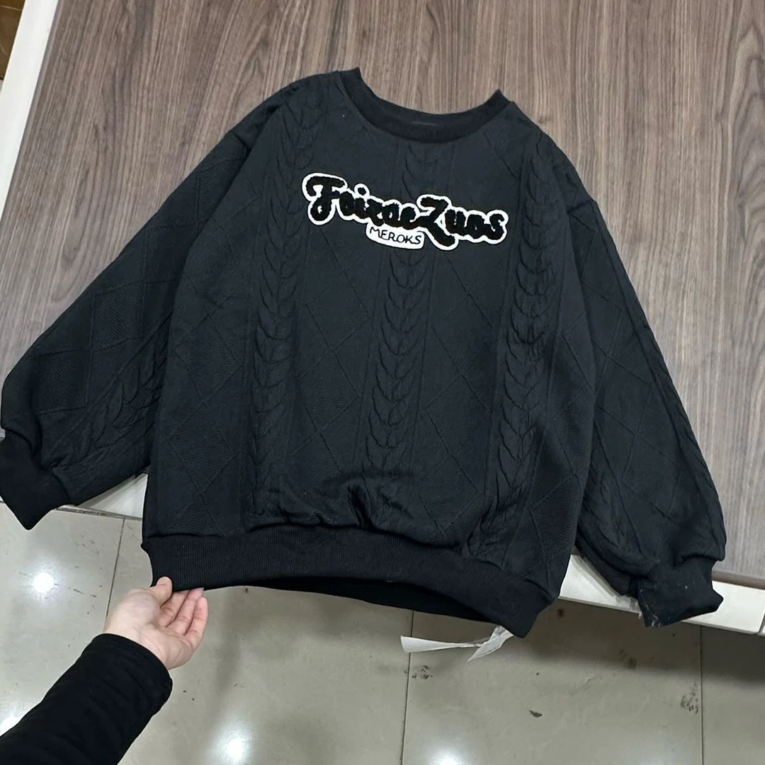 108高端专享秋冬季加绒卫衣黑色