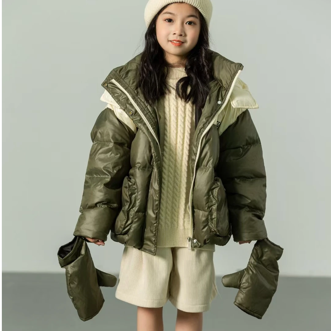 82876高端专享老林家天花板冬季羽绒服红色