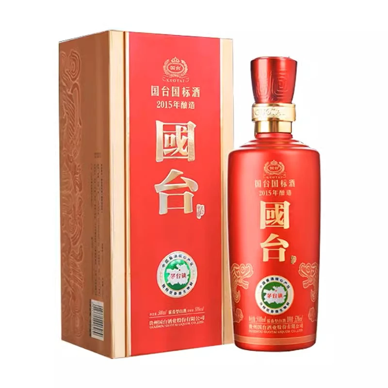 国台国台国标酒2015年酿造（无原箱） 酱香型白酒53度500ml
