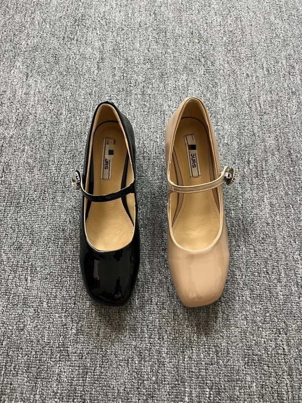 A103 圆头浅口粗跟时尚玛丽珍单鞋 恋爱季节AAF63