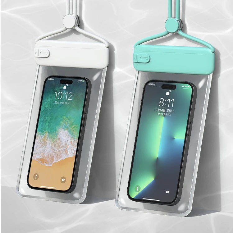 透明防水手机防水袋可触屏游泳外卖用装备男士密封袋子防水手机套