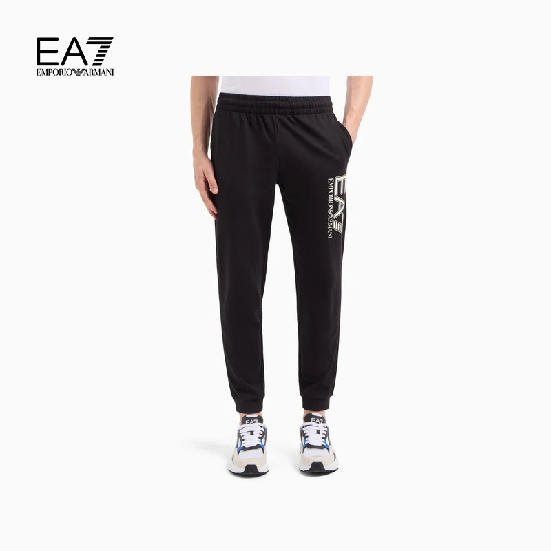 TC-EMPORIO ARMANI/EA7/男士全棉合身锥形束脚健身训练卫裤