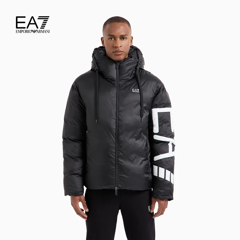 TC-EMPORIO ARMANI/EA7/男士宽松连帽保暖登山运动外套官方