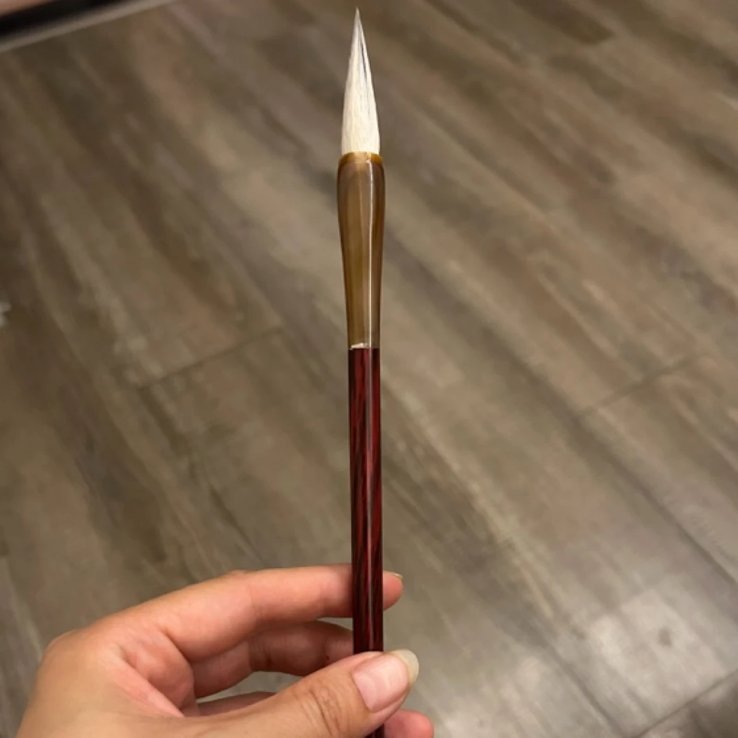 王卫军 出分3.5cm兼毫专属定制书法毛笔 适合楷书行书隶书