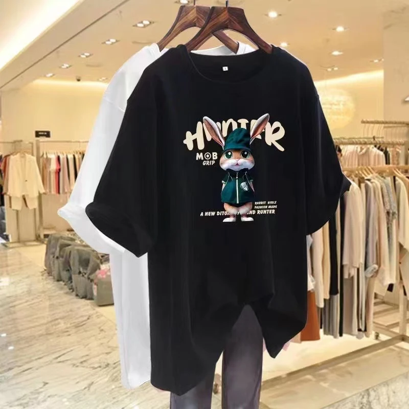 百搭t恤时尚简约风显瘦潮流韩版短袖打底宽松t恤