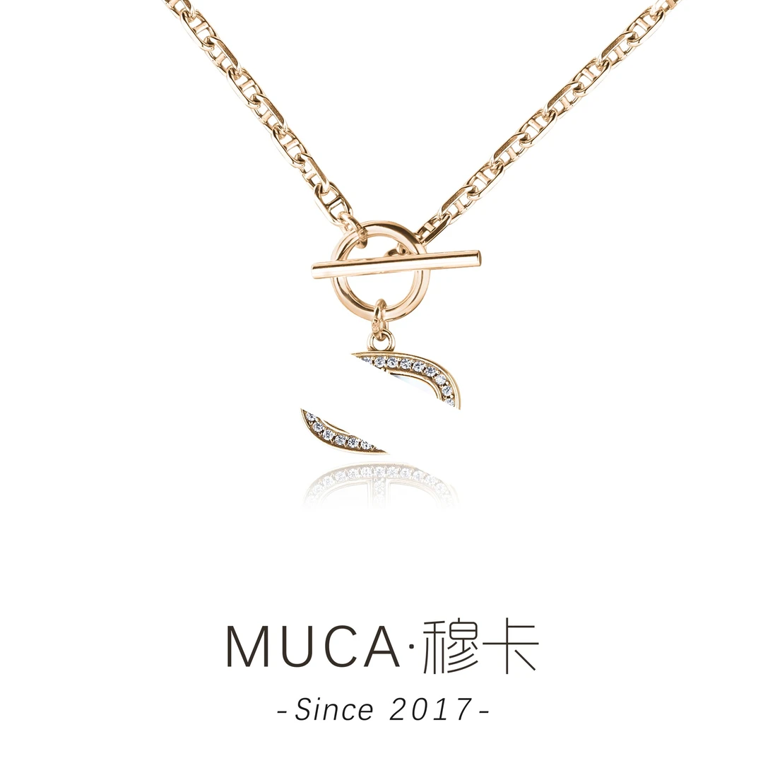 铜合金项链 猪鼻轻奢简约个性时尚气质项链F587