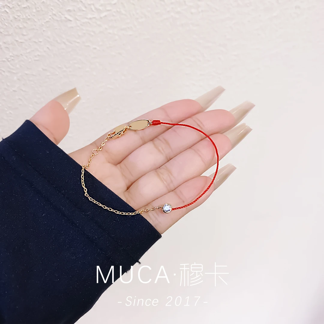 铜合金合成锆石手链 经典轻奢休闲百搭时尚女手链F511