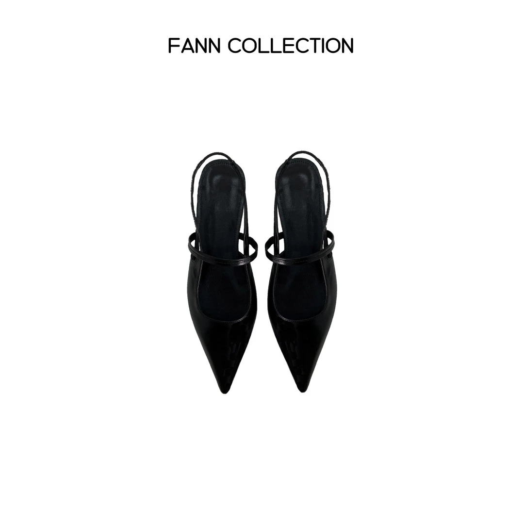 饭饭FANN COLLECTION 夏季气质 法式气质高端百搭尖头鞋FANNX003