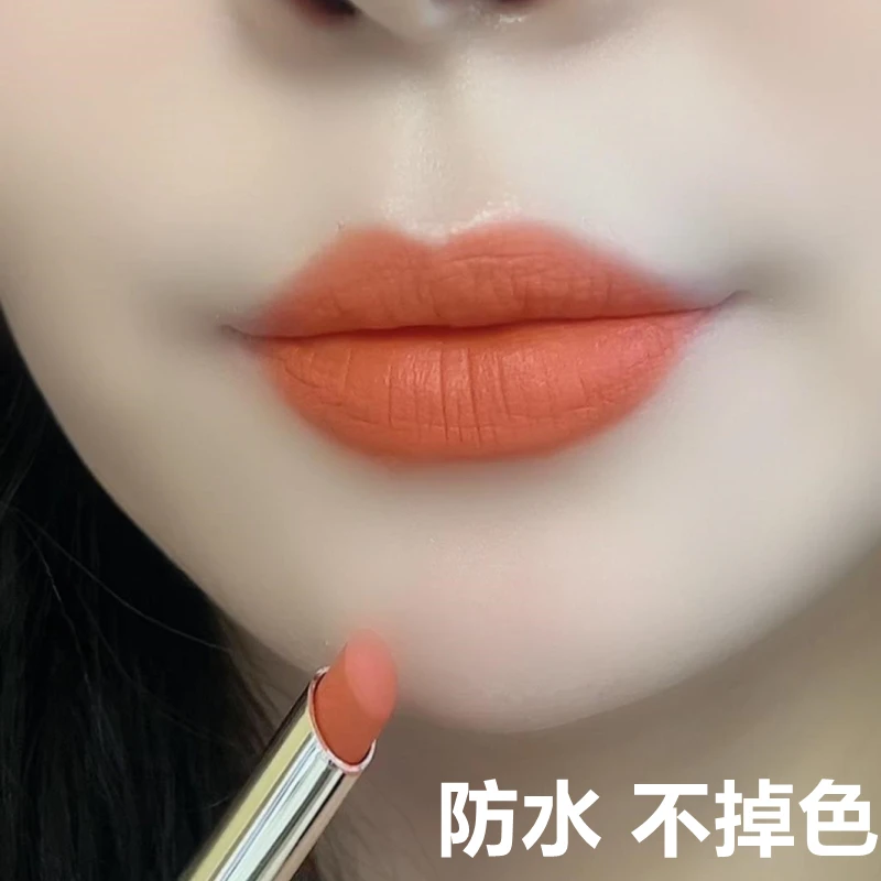 提升气色口红不掉色不沾杯不脱色奶茶肉桂色自然色素颜显白正品