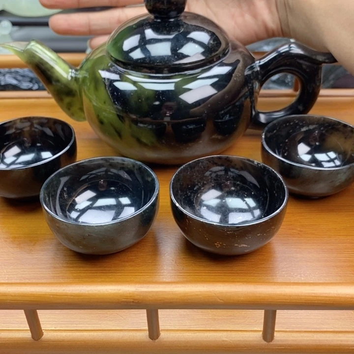 岫玉四大名玉摆件未镶嵌