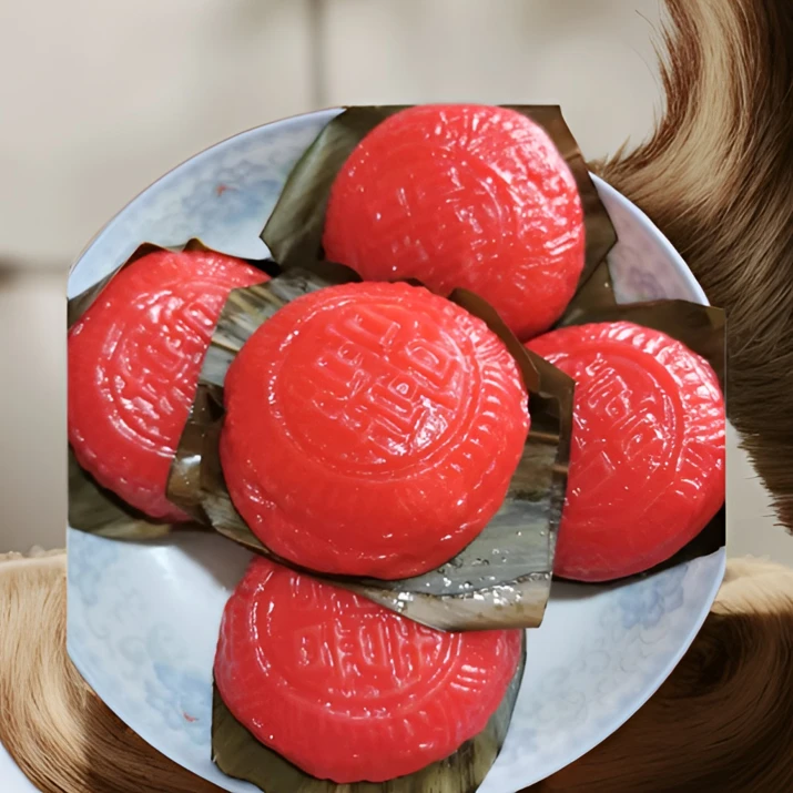 手工红团莆田糕点点心糯绿豆馅装早餐拜拜祭拜仪好吃新鲜冷冻发货