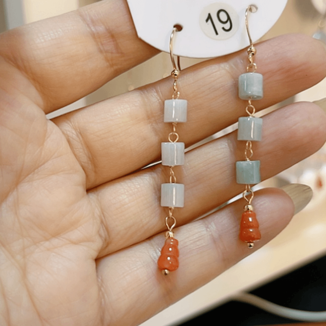 【闪购商品】翡翠耳饰未镶嵌
