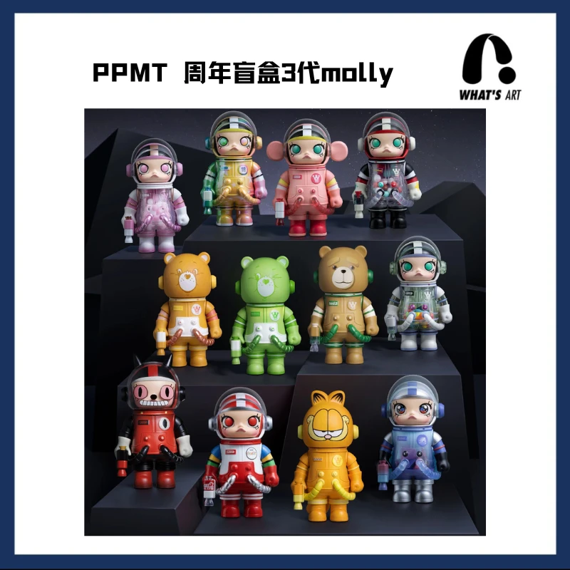 周年3代系列100%molly 整端 潮玩摆件非原版