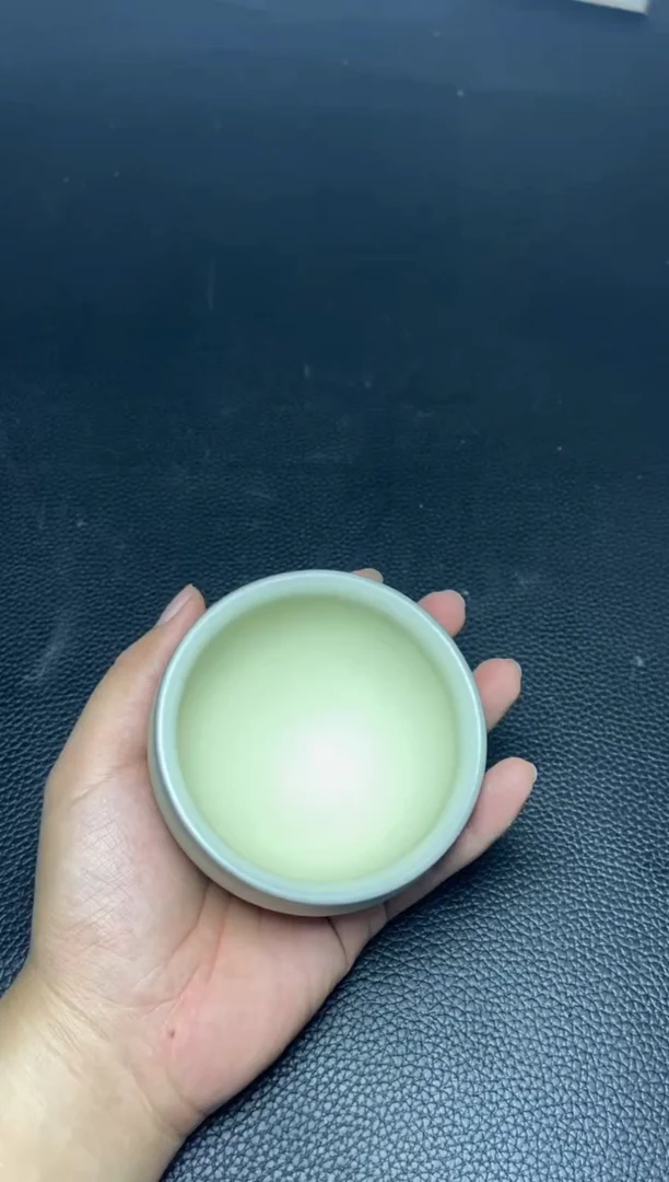 【闪购商品】瓷茶盏白贝将军杯