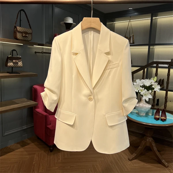 【深圳曦曦高端女装】2023新款 气质时尚西装外套CLSC024显瘦