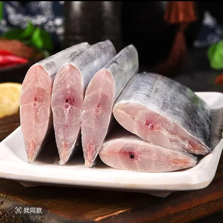 连云港  新鲜现切黄海小眼带鱼中段  一包一斤  12段左右  5斤