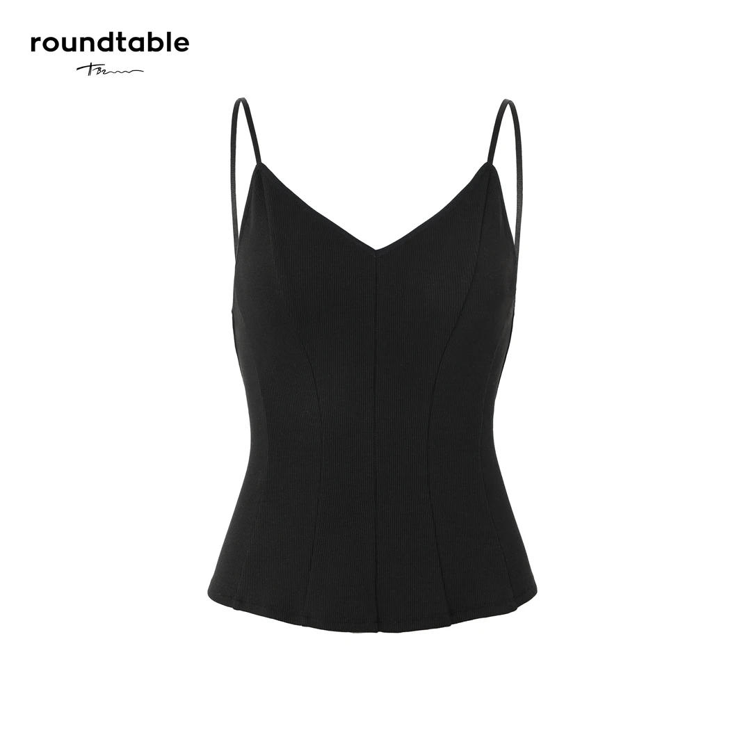 V领腰际线小吊带（带胸垫） 通勤气质轻奢时尚百搭打底ZGS3506685