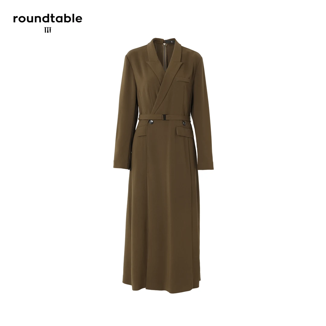 简约西装式连衣裙 TEW4805736