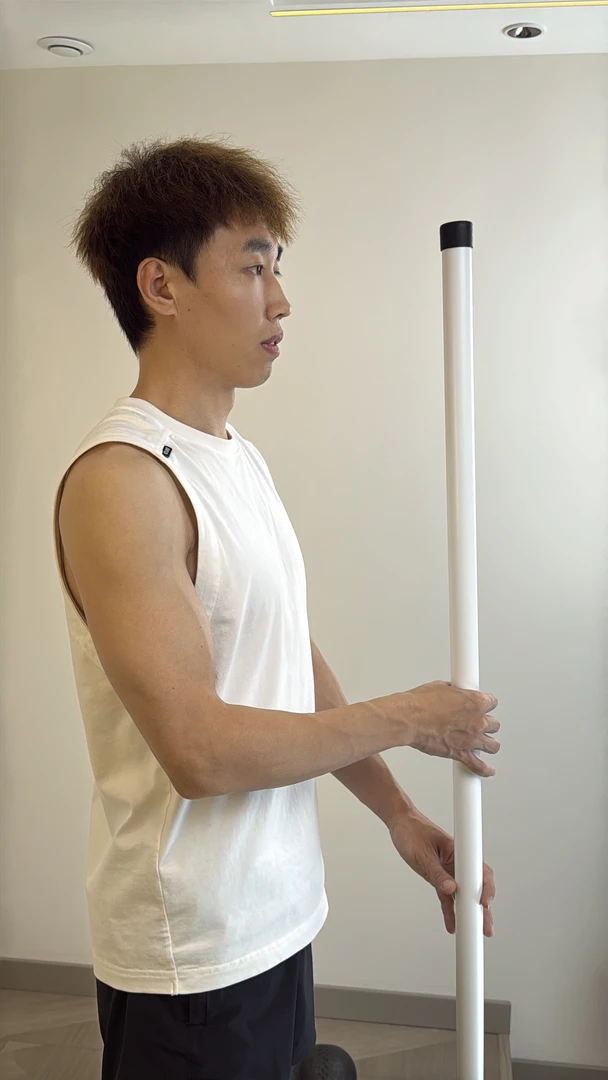 刘教授塑形健身棍粗3.2cm*1.2米白色
