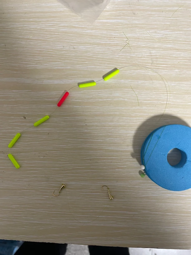 通线双铜头朝天钩线组野钓传统钓线组