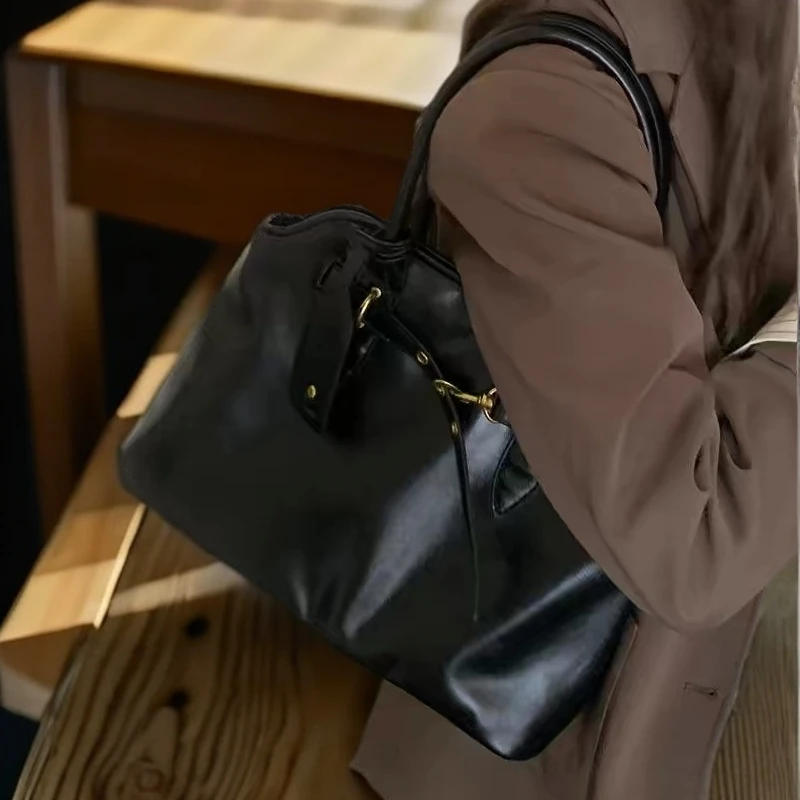 大包包大容量2024新款潮INS单肩包手提包托特包气质腋下包休闲包