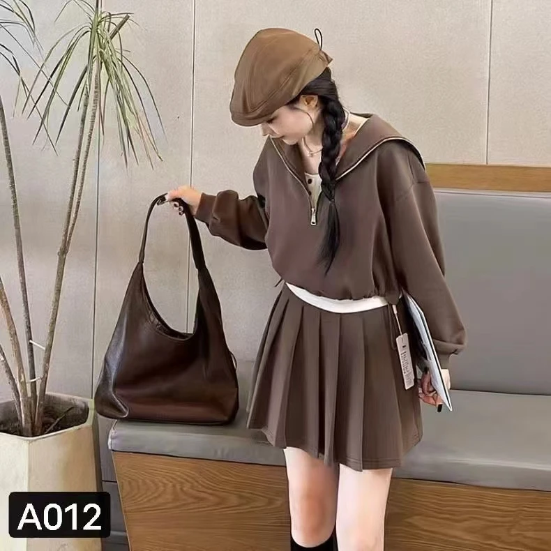 瑶瑶家  秋款新品休闲百搭三件运动套装